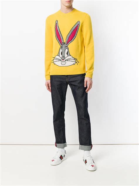 gucci bugs bunny shirt men|gucci bugs bunny sweatshirt.